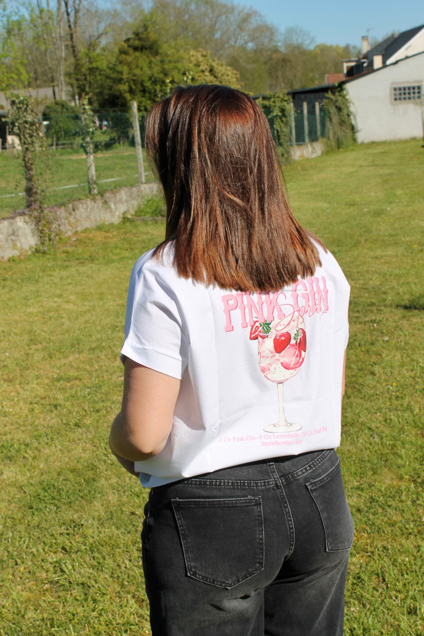 T-shirt Pink Gin
